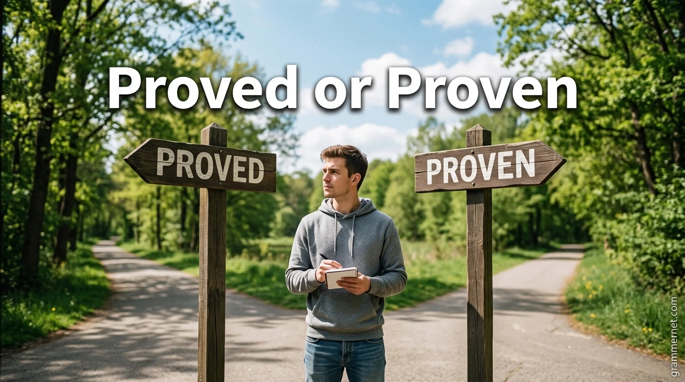 Proved or Proven