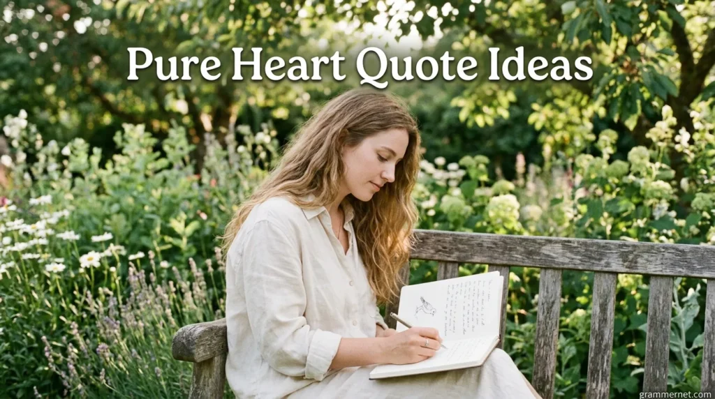 Pure Heart Quote Ideas