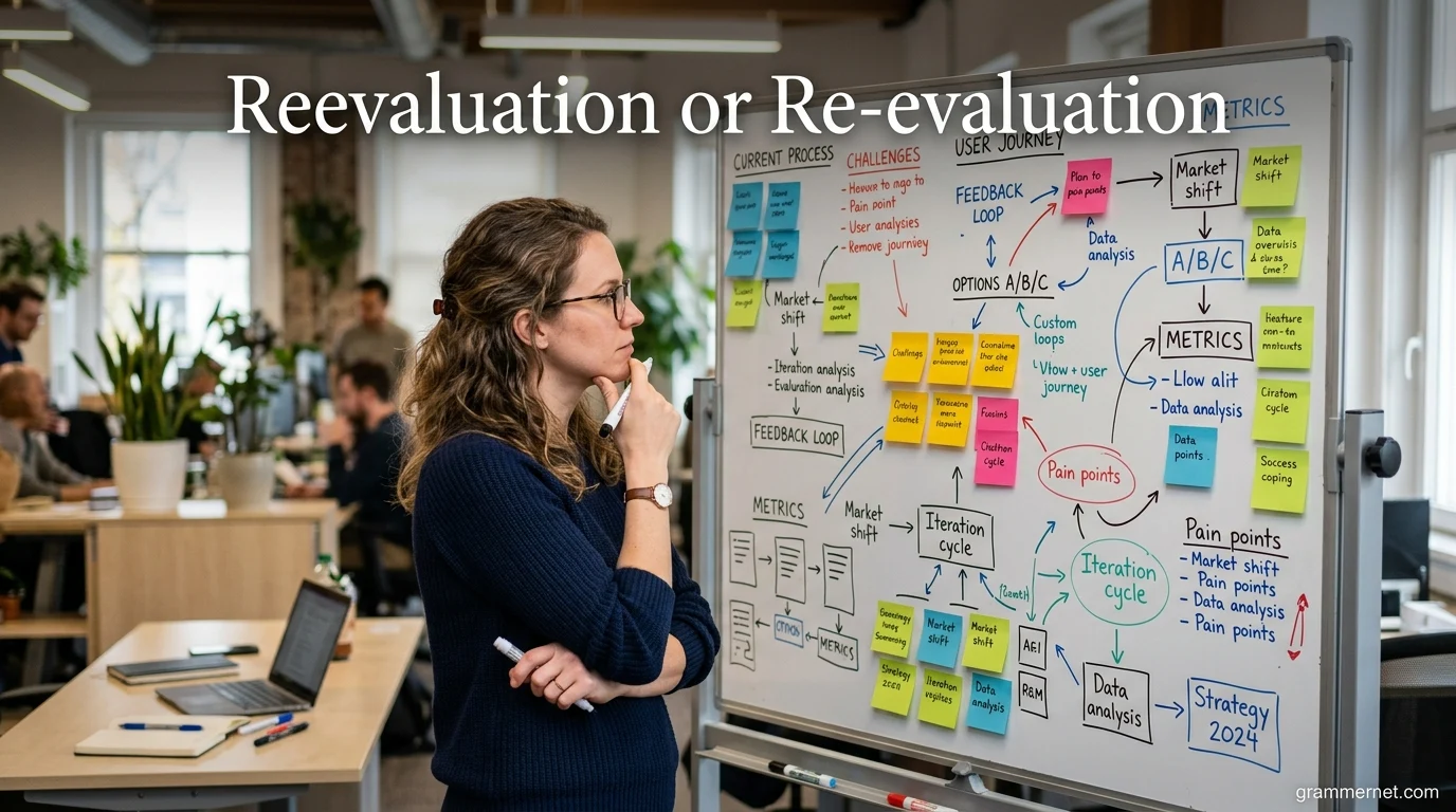 Reevaluation or Re-evaluation