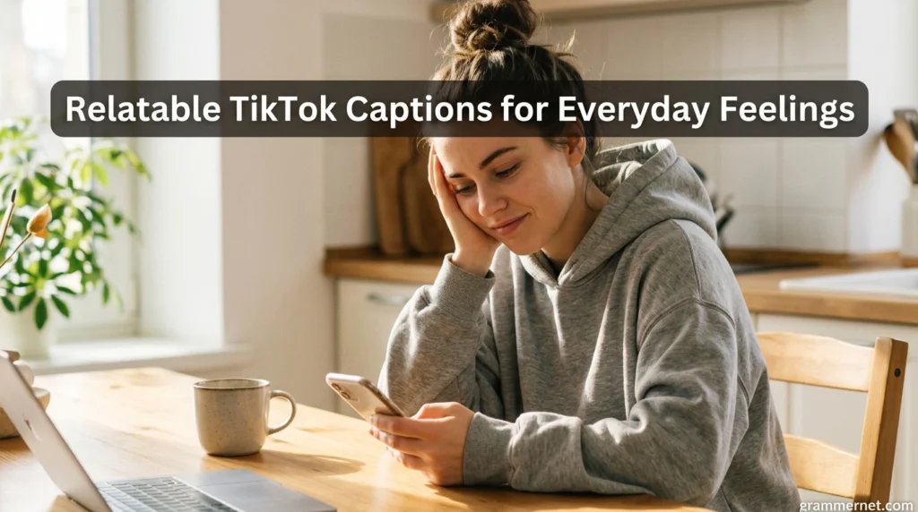 Relatable TikTok Captions for Everyday Feelings