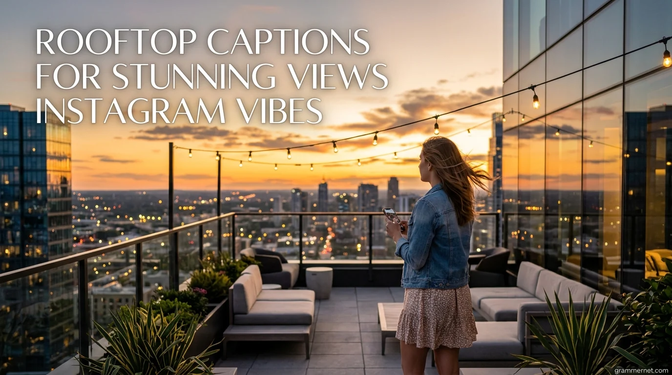 Rooftop Captions for Stunning Views Instagram Vibes