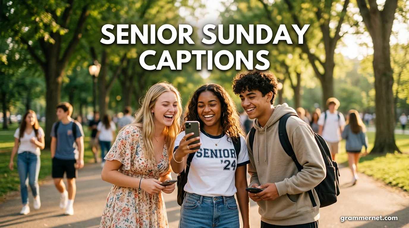 Senior Sunday Captions