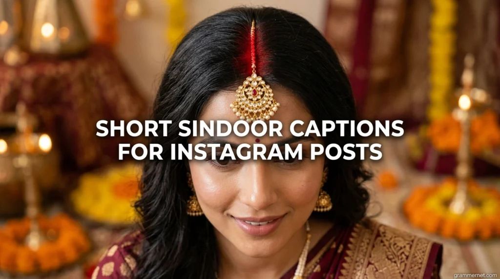 Short Sindoor Captions for Instagram Posts