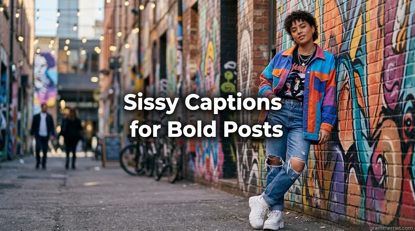 Sissy Captions for Bold Posts