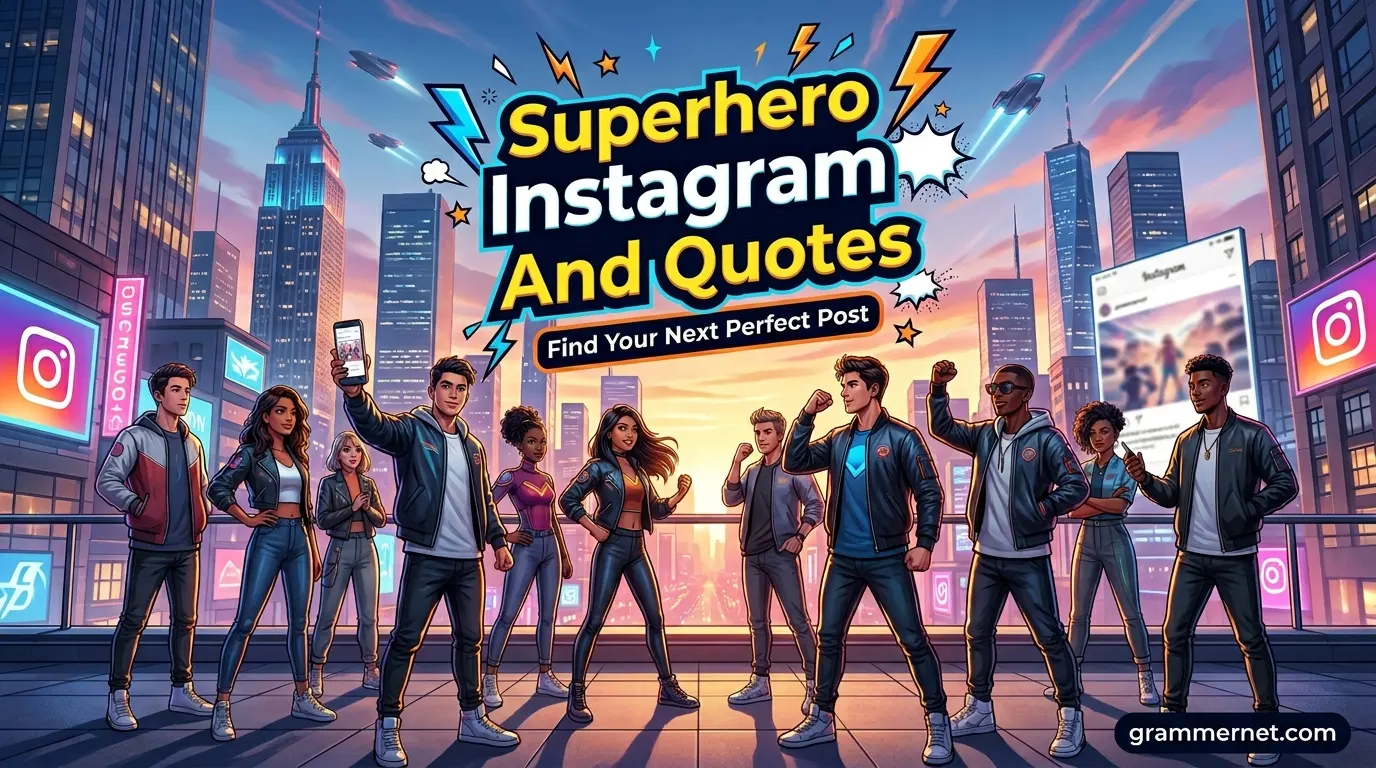 Superhero Instagram Captions And Quotes