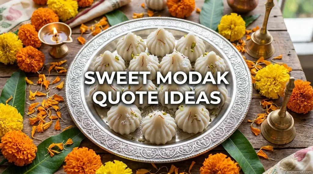 Sweet Modak Quote Ideas