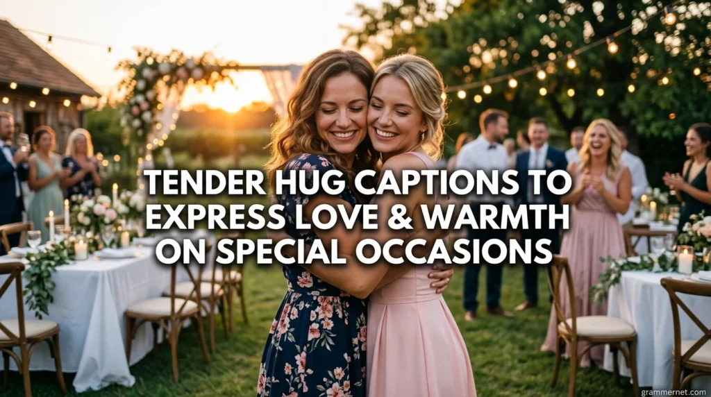 Tender Hug Captions to Express Love Warmth on Special Occasions