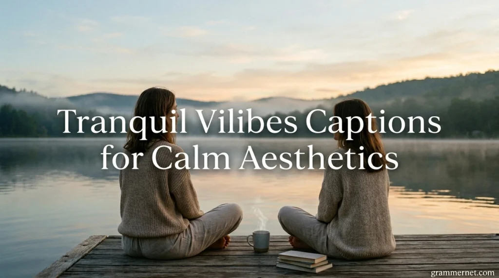 Tranquil Vibes Captions for Calm Aesthetics