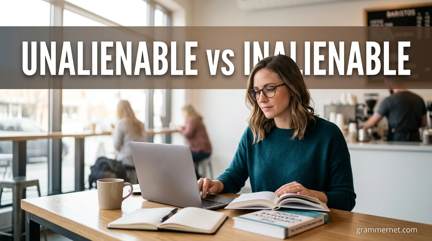 Unalienable vs Inalienable