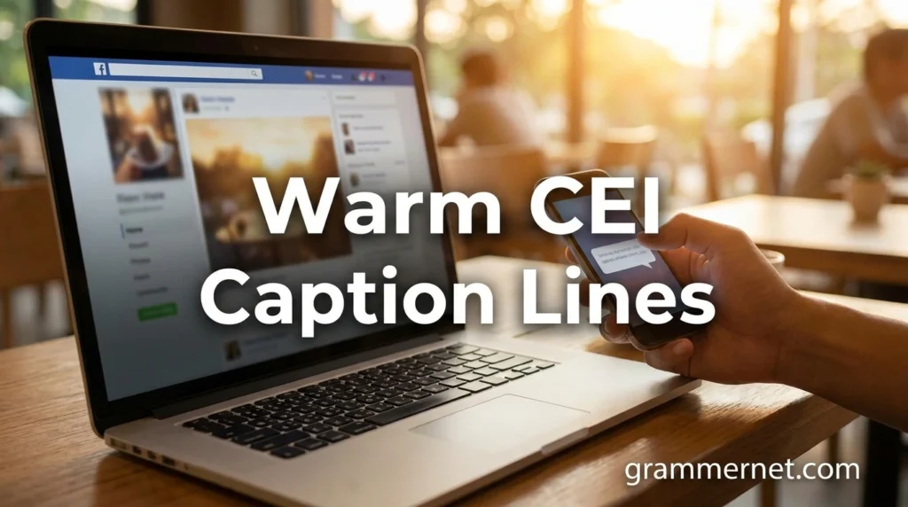 Warm CEI Caption Lines