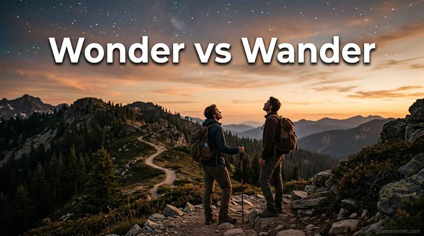 Wonder vs Wander